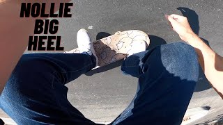 How to Nollie big heel ( Nollie bigspin Heelflip)