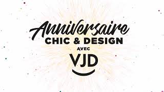 Joyeux anniversaire ! Chic et design !