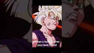 When a bully injures your friend #dragonball #shorts