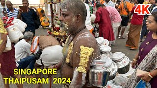 Singapore Thaipusam Kavadi | Thaipusam 2024 | Singapore 4K