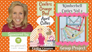 Kimberbell Cuties Vol 2 Table Toppers - Apr - Centers Orange Peel - Group Project