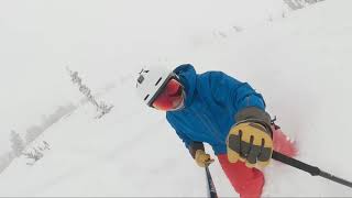 Snowbird April 15 a killer day of pure fresh Utah powder skiing