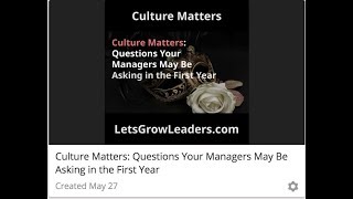 Culture Matters: Questions Your New Hires May Be Asking