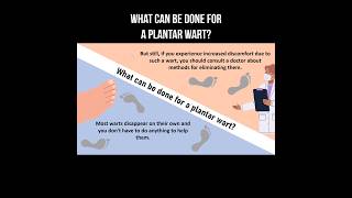 What can be done for a plantar wart? #plantarwart #footpain #warts #foot