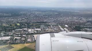 Landing in FRANKFURT | Lufthansa | Airbus A320neo