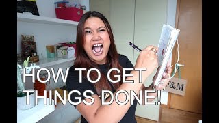 HOW TO GET THINGS DONE! 5 TIPS | Fifiliciousify