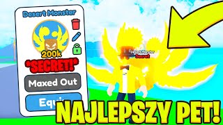 TWÓRCA GRY DAŁ MI NAJLEPSZEGO PETA! *MEGA DOBRY* | Ninja Training Simulator Roblox