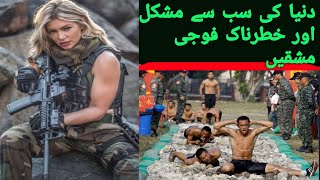 Hardest and Dangerous Military Training Around The World || Trendingworld2020||