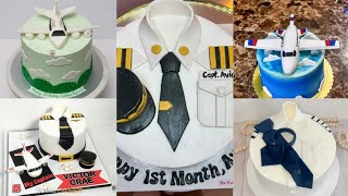 Pilot Theme Cake l Pilot Uniform Cake Designs 2024 #pilotuniformcake