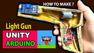 DIY Light Sensor Gun for a Nintendo Duck Hunt Game | Arduino | Unity Projects | Full Source Code