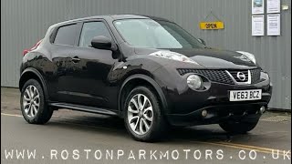 2014 (63) Nissan Juke 1.5 dCi Tekna 5dr [Start Stop] £20 Road tax for sale @rostonparkmotors