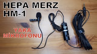 HEPA MERZ HM-1 YAKA MİKROFONU