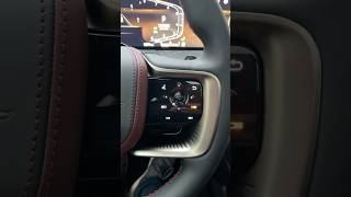 Steering Wheel Infotainment in the 2025 Infiniti QX80