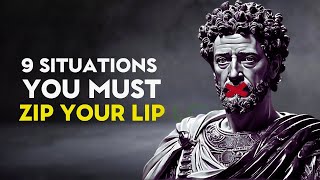 Always Be Silent In 9 Situations| Marcus Aurelius Stoicism