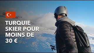 FAIRE DU SKI ⛷ EN TURQUIE 🇹🇷 : Mon challenge est de ne pas dépenser plus de 30 € pour la journée