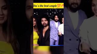 #himeshreshammiya or#riteshdeshmukh with wife arrive in #Animal#successparty who's the best couple💯🔥