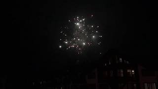 New Year 2018. Fireworks in Bansko Bulgaria- Hotel Belvedere Holiday Club