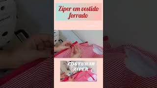 🔸️ Como costurar zíper invisível em vestido forrado #aprendaacosturar #dicasdecostura #costurafacil