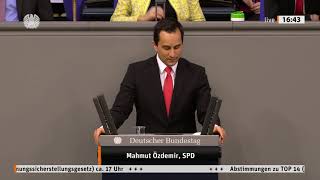 Rede von Mahmut Özdemir (SPD) zur Verlängerung des Planungssicherstellungsgesetzes