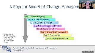 Building Momentum for QM Implementation at Your Institution — Tips for Transitioning