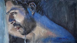 Бурак Озчивит портрет маслом || Burak Özçivit oil painting portrait