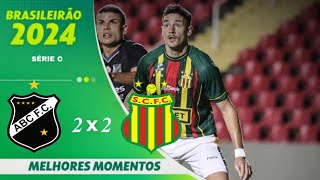 Sampaio Corrêa 2 x 2 ABC | série C 2024 | GOLS e Melhores MOMENTOS #abc#sampaiocorrea#seriec