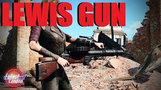 Fallout 4 Mod Review - Lewis Gun - Fallout London