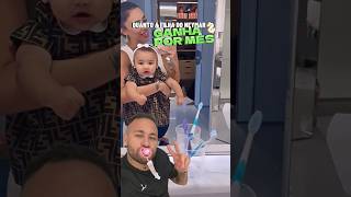 quanto a filha do Neymar ganha por mês 💸 #neymar #brunabiancardi #futebolbrasileiro