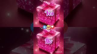 Choose your gift box yes vs no #viral #trending #short