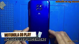 MOTOROLA G9 PLAY - E7 PLUS - LCD SCREEN REPLACEMENT - CHANGE DISPLAY