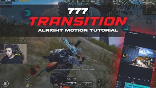 TRANSITION LIKE 777 IN ANDROID🔥🔥| ALIGHTMOTION TUTORIAL😳| ASSUALT7