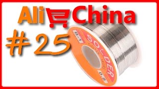 #25 ПОСЫЛКА из Китая / Классный ПРИПОЙ из Китая d 0.8мм / Aliexpress