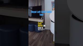 Inside Icon of the Seas Royal Caribbean Royal Loft Suite #shorts