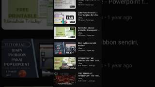 Langsung download aja! Cek akun YouTube ku! #powerpointtemplate #powerpoint #powerpointtutorial