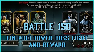 Mk Mobile Battle 150 Lin Kuei Tower Boss Fight And Reward