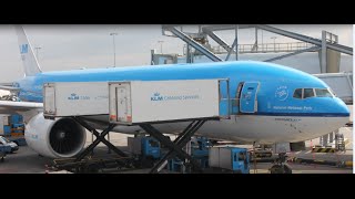 KLM Flight Report : KL427 Amsterdam AMS to Dubai DXB Boeing 777-200ER 1080p HD SamyTravels