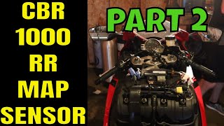 2008 Honda CBR1000RR MAP Sensor + Air Filter Replacement | PART 2