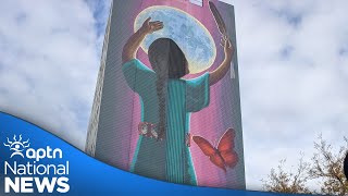 Mural unveiled in Winnipeg part of province’s Indigenous women’s strategy | APTN News