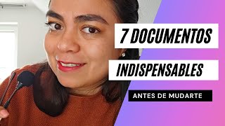 DOCUMENTOS que NECESITAS antes de MUDARTE del país | Tips | Recomendaciones