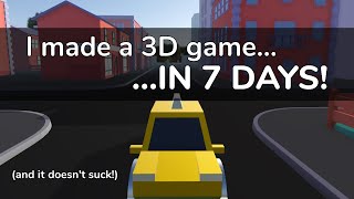 Making a 3D game in 1 week! Godot devlog for VimJam 2020