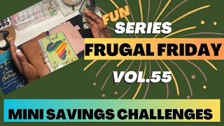 Cash Stuffing | Frugal Friday Vol 55 🎉| Mini Savings Challenges