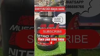 Day14/30 days sale niteotech ripped whey at unbeatable price for today #hnfsupplements #shorts #reel