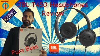 JBL T450 On-Ear Headphones | Unboxing | Review |✨🎧✨🎧✨🎧