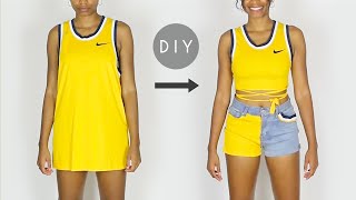 DIY Wrap & Tie Crop Top + Shorts Matching Set (Easy Sewing!)