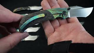 Merriken Ultimatum Custom Anodized by Jeff Perkins JD Cutlery