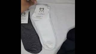 Premium Cotton Ankle Socks for Men and Women - Free Size, Solid