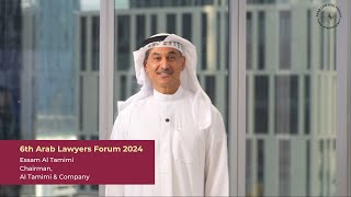 Arab Lawyers Forum 2024 - Essam Al Tamimi