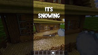 Realistic Minecraft SNOW Reaction