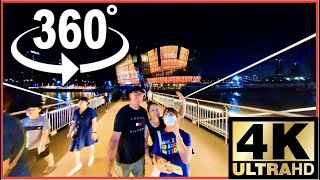 3/3 Rainbow Bridge VR 360 Video Walking Tour - Banpo Bridge, Seoul Korea ASMR