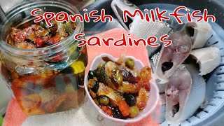 Simple Recipe at Spanish Milkfish Sardines